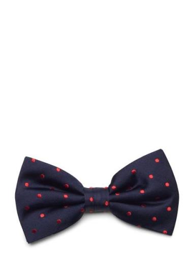 Dots Silk Bow Tie Rusetti Black Portia 1924