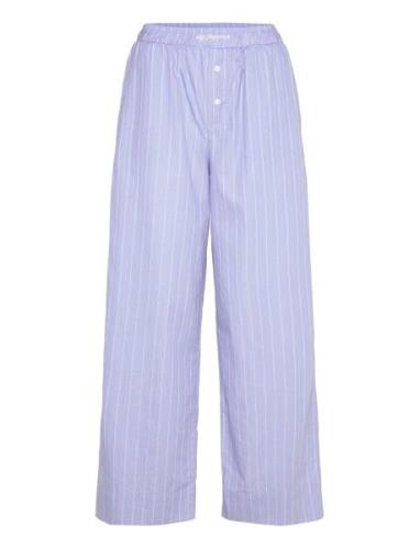 Holiday Pants Bottoms Trousers Wide Leg Blue H2O Fagerholt