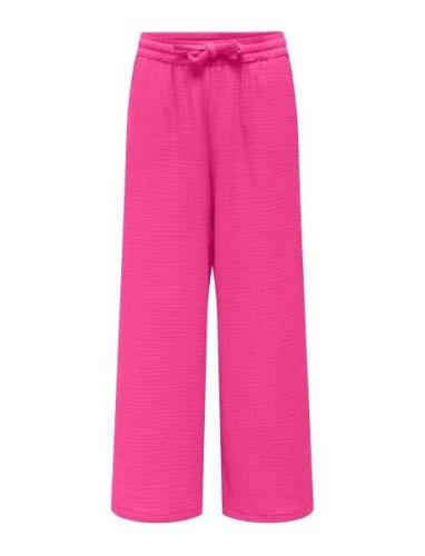 Kogthyra Long Pants Wvn Bottoms Trousers Pink Kids Only