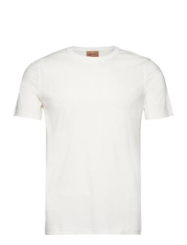 Perry Crunch O-Ss Tee Tops T-shirts Short-sleeved White Mos Mosh Galle...