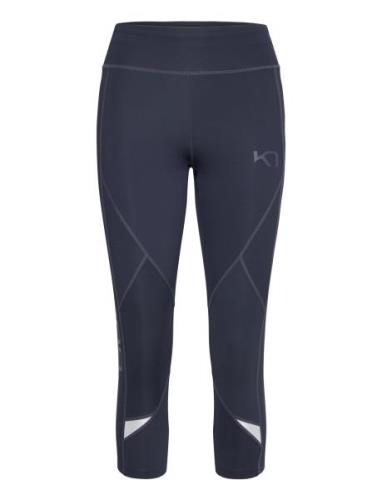 Louise 2.0 3/4 Tights Sport Running-training Tights Blue Kari Traa