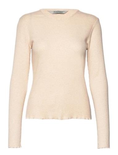 Bark Ls Tops T-shirts & Tops Long-sleeved Beige HOLZWEILER