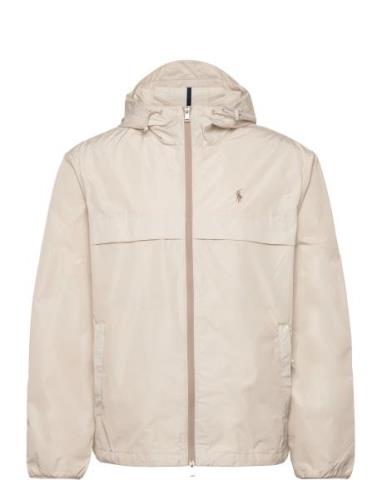 Full-Zip Hooded Jacket Ohut Takki Beige Polo Ralph Lauren