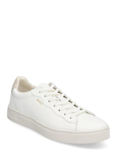Rhys_Tenn_Fl Matalavartiset Sneakerit Tennarit White BOSS