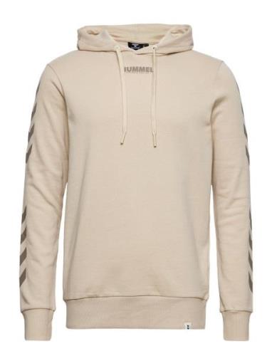 Hmllegacy Hoodie Sport Sweat-shirts & Hoodies Hoodies Beige Hummel