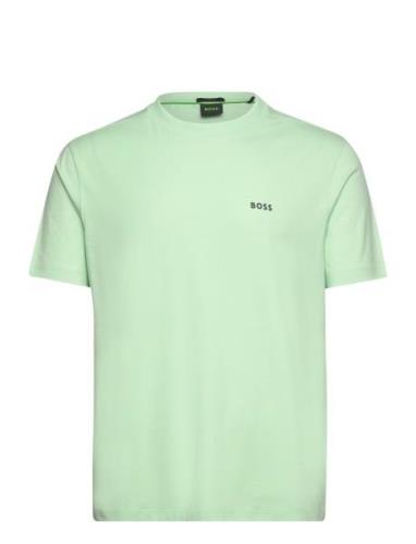 Tee Sport T-shirts Short-sleeved Green BOSS