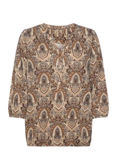 Sc-Felicity Aop Tops Blouses Long-sleeved Multi/patterned Soyaconcept