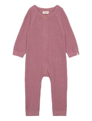 Nbfdaimo Loose Knit Suit Lil Pitkähihainen Body Pink Lil'Atelier