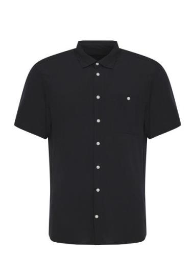 Shirt Tops Shirts Short-sleeved Black Blend