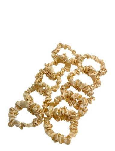 Skinny Scrunchie 10 Pcs Accessories Hair Accessories Scrunchies Beige ...