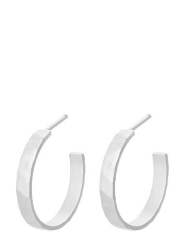 Pine Hoops Accessories Jewellery Earrings Hoops Silver Pernille Corydo...