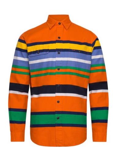 Classic Oxford-Cldngnbxs Tops Shirts Casual Orange Polo Ralph Lauren