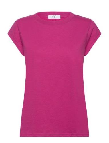 Cc Heart T-Shirt Tops T-shirts & Tops Short-sleeved Pink Coster Copenh...