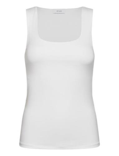 Vikenza U-Neck S/L Tank Top - Noos Tops T-shirts & Tops Sleeveless Whi...