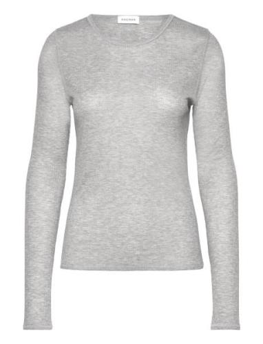 Lyocell Long Sleeve Tops T-shirts & Tops Long-sleeved Grey House Of Da...