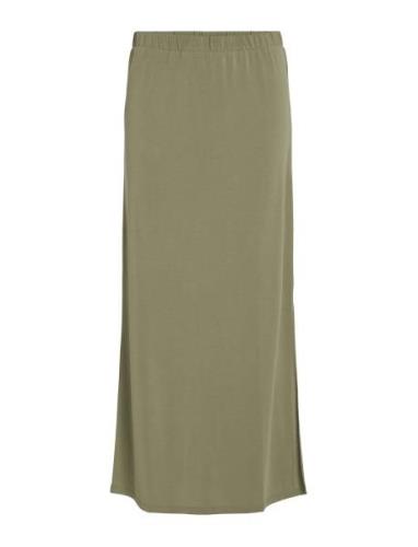 Vimodala Hw Maxi Skirt - Noos Pitkä Hame Green Vila