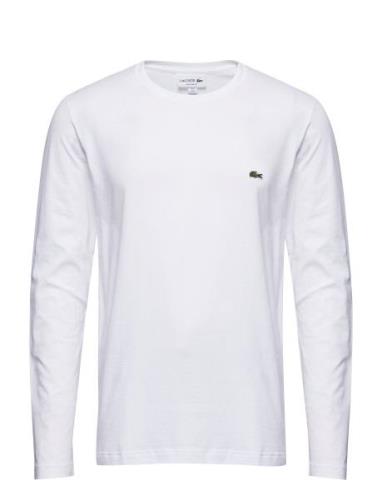 Tee-Shirt&Turtle Neck Tops T-shirts Long-sleeved White Lacoste