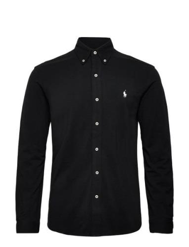 Featherweight Mesh Shirt Designers Shirts Casual Black Polo Ralph Laur...