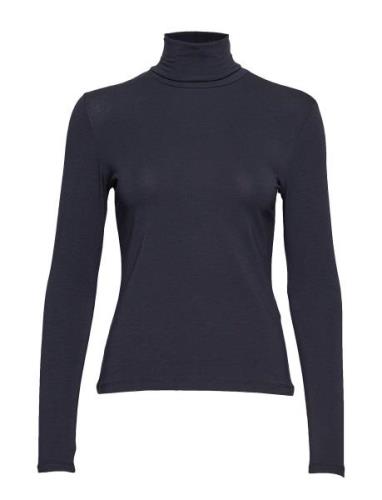 Ester T-N 265 Tops T-shirts & Tops Long-sleeved Navy Samsøe Samsøe