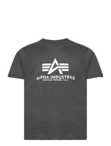 Basic T-Shirt Designers T-shirts Short-sleeved Grey Alpha Industries