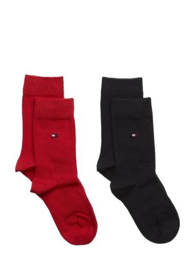 Th Children Sock Th Basic 2P Sukat Red Tommy Hilfiger