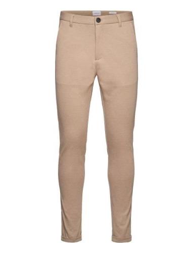 Superflex Pant Normal Length Bottoms Trousers Chinos Beige Lindbergh