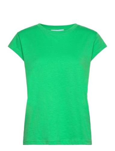 Leti Tee Tops T-shirts & Tops Short-sleeved Green Minus