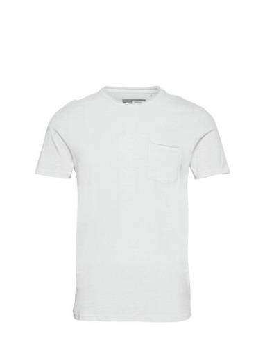 Sdgaylin Ss Tops T-shirts Short-sleeved White Solid