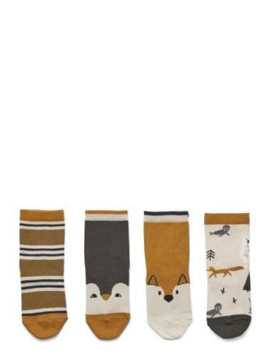 Silas Cotton Socks - 4 Pack Sukat Multi/patterned Liewood