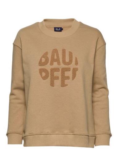 Jaala Tops Sweat-shirts & Hoodies Sweat-shirts Beige Baum Und Pferdgar...