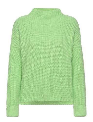 Slfselma Ls Knit Pullover Noos Tops Knitwear Jumpers Green Selected Fe...