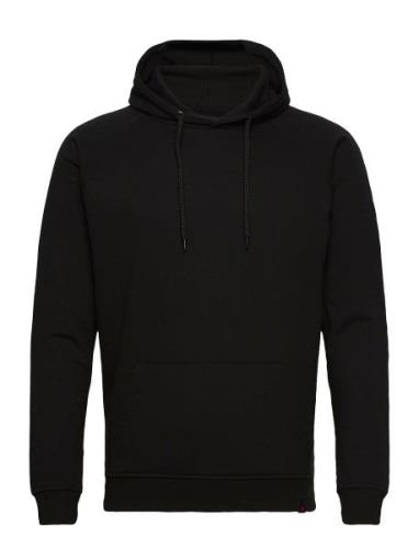 Basic Sweat Hoodie Tops Sweat-shirts & Hoodies Hoodies Black Denim Pro...