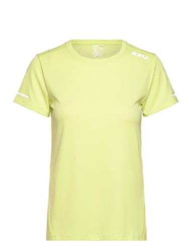 Aero Tee Sport T-shirts & Tops Short-sleeved Yellow 2XU