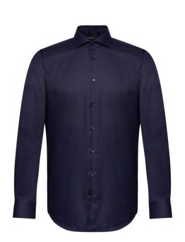 Slim Fit Mens Shirt Tops Shirts Business Navy Bosweel Shirts Est. 1937