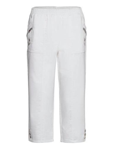 Sc-Akila Bottoms Trousers Straight Leg White Soyaconcept