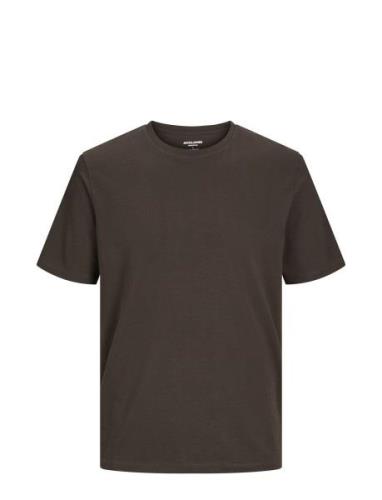 Jjeorganic Basic Tee Ss O-Neck Noos Tops T-shirts Short-sleeved Brown ...