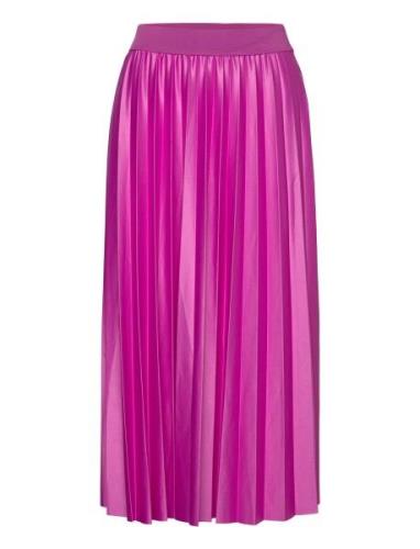 Vinitban Skirt - Noos Polvipituinen Hame Pink Vila