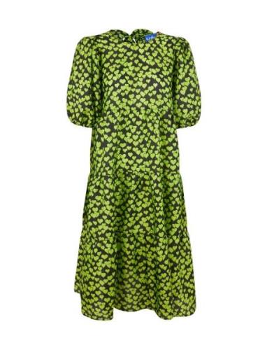 Lilicras Dress Polvipituinen Mekko Green Cras