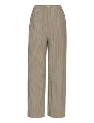 Uma Trousers 10167 Bottoms Trousers Wide Leg Khaki Green Samsøe Samsøe