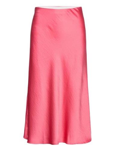 Yaspastella Hw Midi Skirt - Ca Polvipituinen Hame Pink YAS