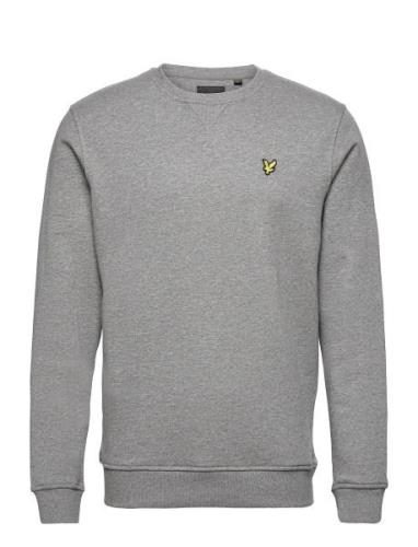 Crew Neck Sweatshirt Tops Sweat-shirts & Hoodies Sweat-shirts Grey Lyl...