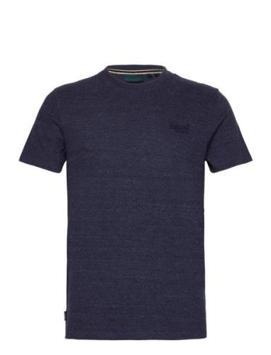 Essential Logo Emb Tee Tops T-shirts Short-sleeved Navy Superdry