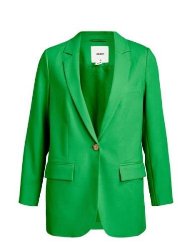 Objsigrid L/S Blazer Blazers Single Breasted Blazers Green Object