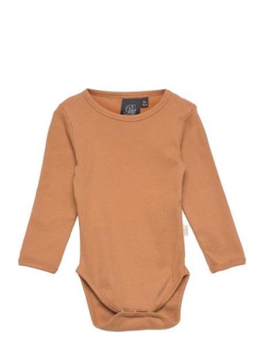 Bodystocking Bodies Long-sleeved Brown Sofie Schnoor Baby And Kids