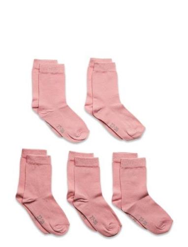 Ankle Sock -Solid Sukat Pink Minymo