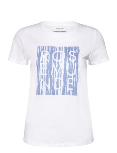 Organic T-Shirt Tops T-shirts & Tops Short-sleeved White Rosemunde