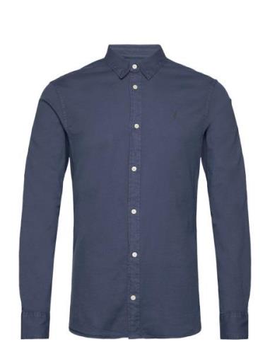 Hawthorne Ls Shirt Tops Shirts Casual Blue AllSaints