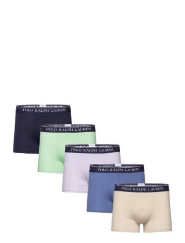 Classic Stretch Cotton Trunk 5-Pack Bokserit Blue Polo Ralph Lauren Un...