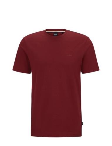 Thompson 01 Tops T-shirts Short-sleeved Burgundy BOSS