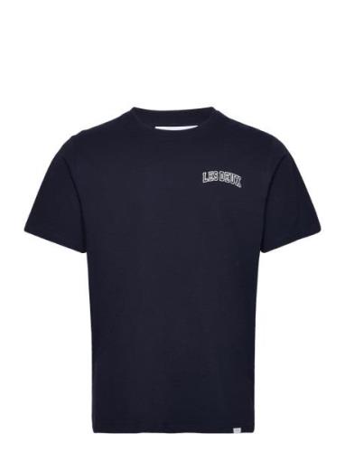 Blake T-Shirt Tops T-shirts Short-sleeved Navy Les Deux
